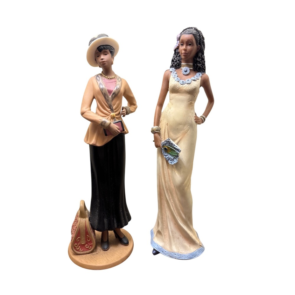 Home Interiors‎ Aliya and Vanessa Figurines Set of 2 Vintage